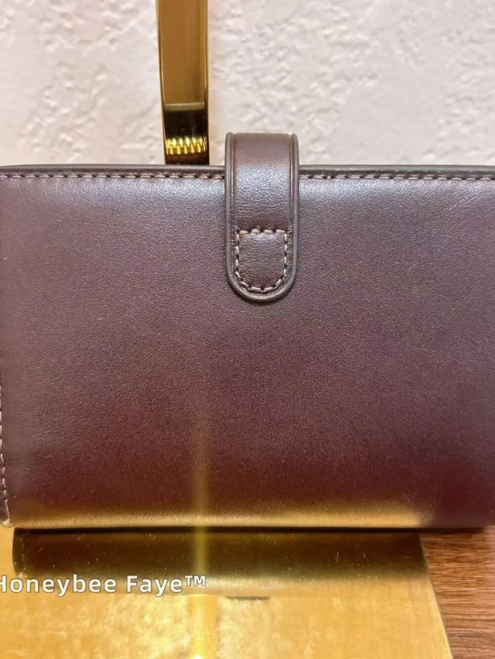 NWT Coach 2-In-1 Wallet CCL71 Gold/Espresso